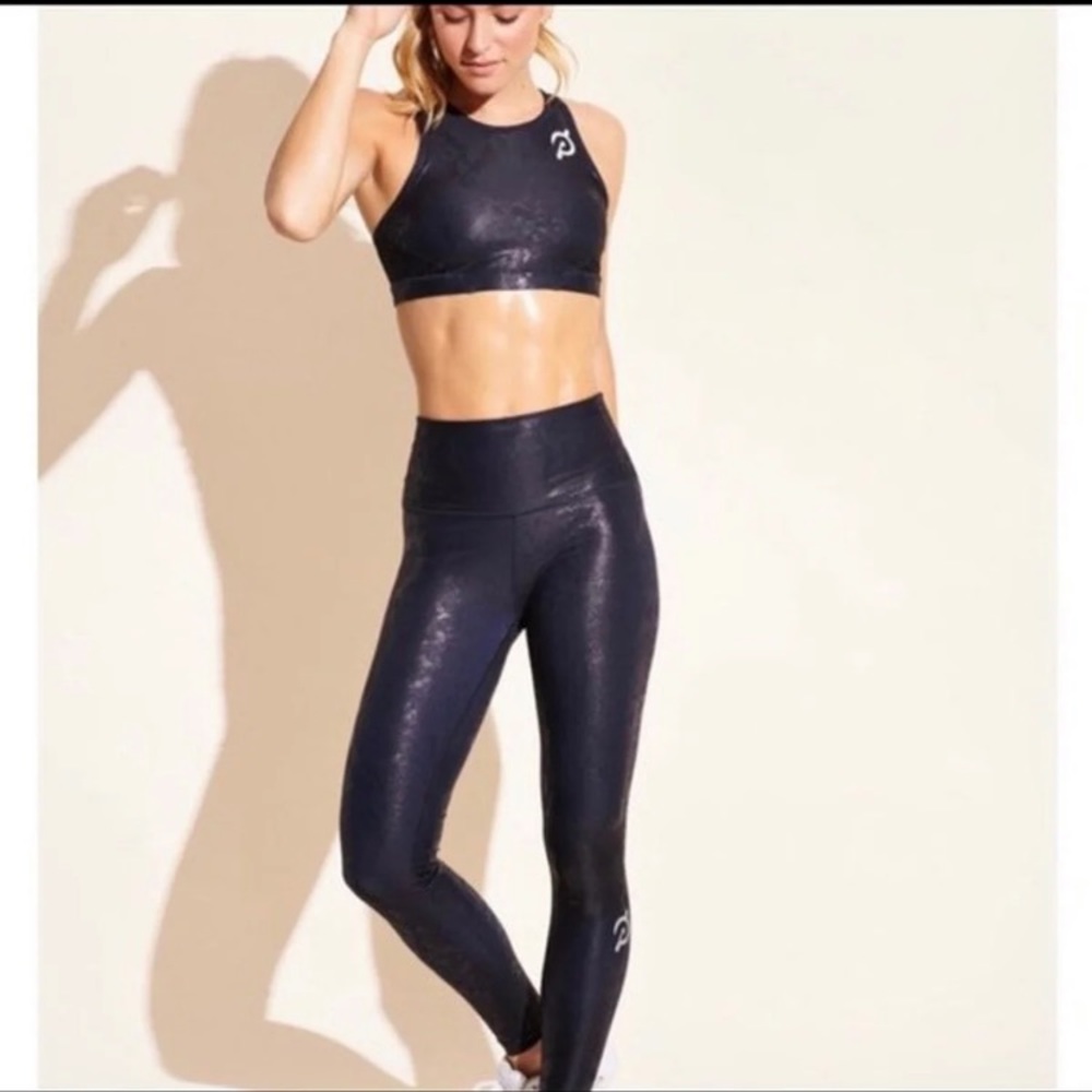 Peloton Set : WITH Viper Leggings Sz S Bra M